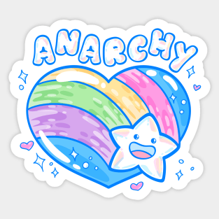Anarchy Shooting Star - Sweet and Sinister Sticker